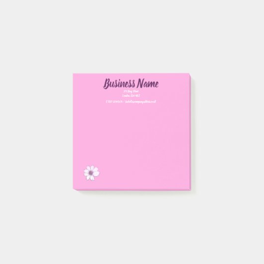 ビジネスマーケティングパーソナライズされた項目 ポストイット (正面)