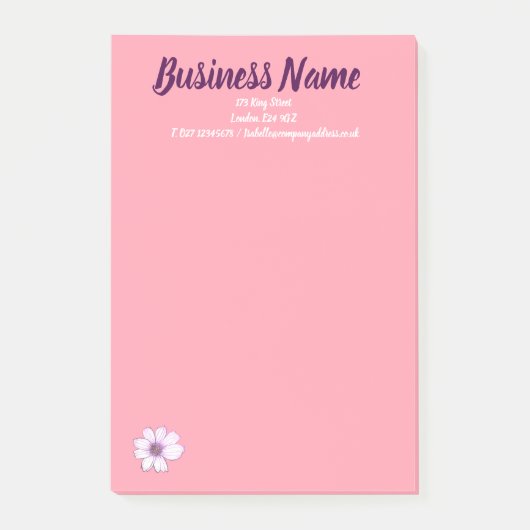 ビジネスマーケティングパーソナライズされた項目 ポストイット (正面)