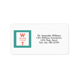 ビジネスマーケティングブランディングロゴの追加 ラベル