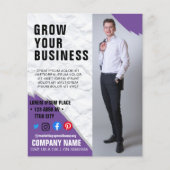 ビジネスマーケティングポスターのチラシ チラシ (正面)