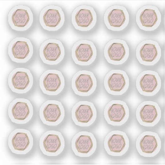 ビジネスメイクアップデザイナーロゴステッカー シール (正面)