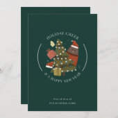 ビジネスモダンお洒落企業のス シーズンカード (正面/裏面)