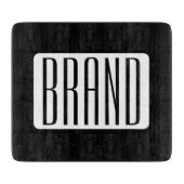 ビジネスモダンのブランド名または編集可能ブランド名 カッティングボード (正面)