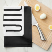 ビジネスモダンのブランド名または編集可能ブランド名 キッチンタオル (四つ折り)