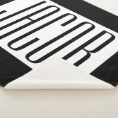 ビジネスモダンのブランド名または編集可能ブランド名 シェルパブランケット (3/4)