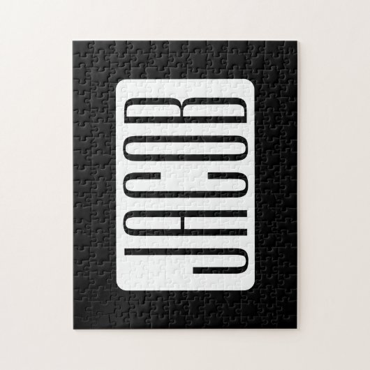 ビジネスモダンのブランド名または編集可能ブランド名 ジグソーパズル (縦)