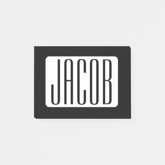 ビジネスモダンのブランド名または編集可能ブランド名 ポストイット (正面)