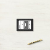 ビジネスモダンのブランド名または編集可能ブランド名 ポストイット (デスク上)