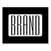 ビジネスモダンのブランド名または編集可能ブランド名 ラバースタンプ (インプリント)