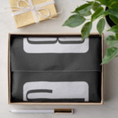 ビジネスモダンのブランド名または編集可能ブランド名 薄葉紙 (ギフト)