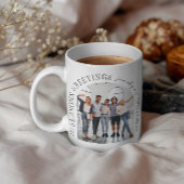 ビジネスモダンアーチフォトクリスマス コーヒーマグカップ