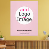 ビジネスモダンカスタマイズ可能な埃のバラ色相 キャンバスプリント (インサイチュ (リビング))