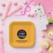 ビジネスモダンカスタムマカロニ&チーズフエ ペーパープレート (パーティー)