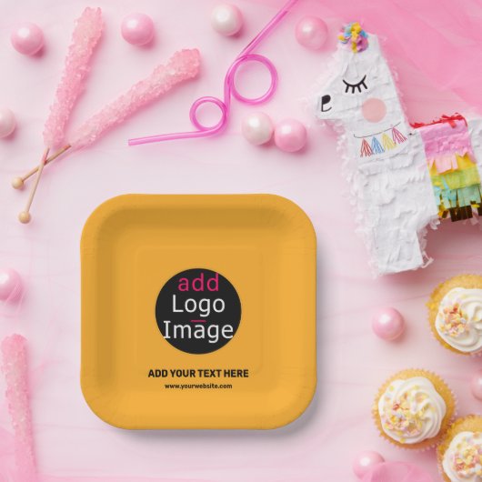 ビジネスモダンカスタムマカロニ&チーズフエ ペーパープレート (パーティー)