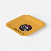 ビジネスモダンカスタムマカロニ&チーズフエ ペーパープレート (傾斜あり)