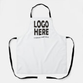 ビジネスモダンカスタムロゴプロモーション エプロン (正面)