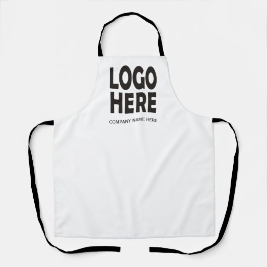 ビジネスモダンカスタムロゴプロモーション エプロン (正面)