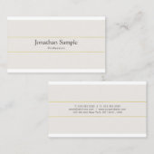 ビジネスモダンカーシンプルドテンプレート金ゴールドストライプの 名刺 (正面/裏面)