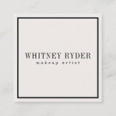 ビジネスモダンカード スクエア名刺 (正面)