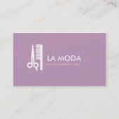 ビジネスモダンカード |ヘアサロン/スタイリスト 名刺 (正面)