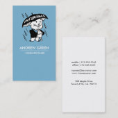 ビジネスモダンカード |保険販売 名刺 (正面/裏面)