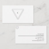 ビジネスモダンカード 名刺 (正面/裏面)