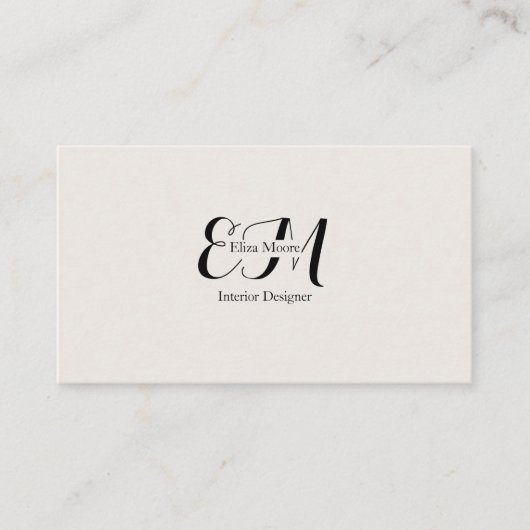 ビジネスモダンカード 名刺 (正面)