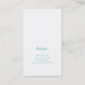 ビジネスモダンカード | "禅" |第20号 名刺 (裏面)