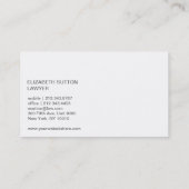 ビジネスモダンカード |第10号 名刺 (裏面)