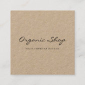 ビジネスモダンクシンプルラフト スクエア名刺 (正面)