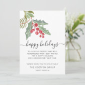 ビジネスモダンスクリプトHolly Berry シーズンカード (スタンド正面)