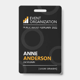 ビジネスモダンセミナー会議イベントバッジ バッジ