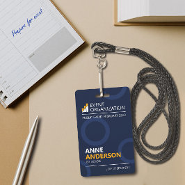 ビジネスモダンセミナー会議イベント バッジ