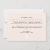 ビジネスモダンハッピーイースターバ芸術的ニー シーズンカード (裏面)