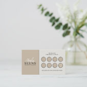 ビジネスモダンパステルカラー割引ロイヤリティカード ロイヤリティカード (スタンド正面)