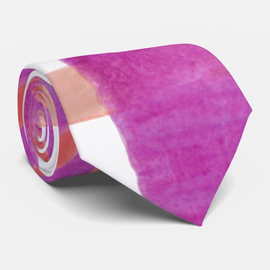 ビジネスモダンパターンAbstracブルーピンク ネクタイ (ロール)