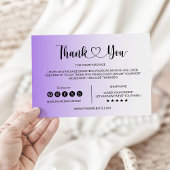 ビジネスモダンパッケージ挿入カード サンキューカード