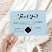 ビジネスモダンパッケージ挿入カード サンキューカード