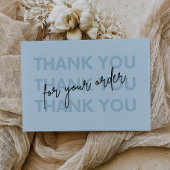 ビジネスモダンパッケージ挿入カード サンキューカード