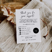 ビジネスモダンパッケージ挿入カード サンキューカード