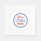 ビジネスモダンプロモロ広告ゴ スタンダードカクテルナプキン (正面)