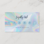 ビジネスモダンホログラフィック顧客 ロイヤリティカード (正面)