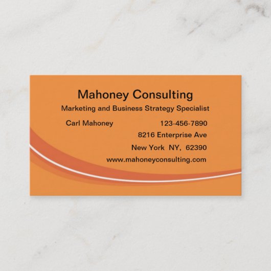 ビジネスモダンマーケティングコンサルティング 名刺 (正面)