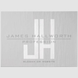 ビジネスモダンモノグラムの検索 | グレイ 薄葉紙