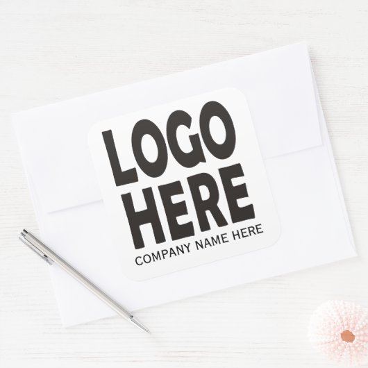 ビジネスモダンロカスタムゴのプロモーション スクエアシール (封筒)