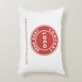 ビジネスモダンロゴとウェブサイトホテルのオーナー アクセントクッション (正面(垂直))