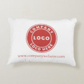 ビジネスモダンロゴとウェブサイトホテルのオーナー アクセントクッション (裏面)