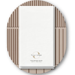 ビジネスモダンロゴと文字会社ミニマルホワイト