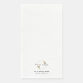 ビジネスモダンロゴと文字会社ミニマルホワイト (正面)