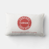 ビジネスモダンロゴとWebサイトショールーム ランバークッション (裏面)